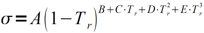 DIPPR106 Equation